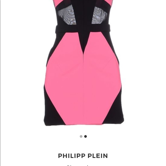 PHILIPP PLEIN Black futuristic dress, auth 2018 - Picture 4 of 7